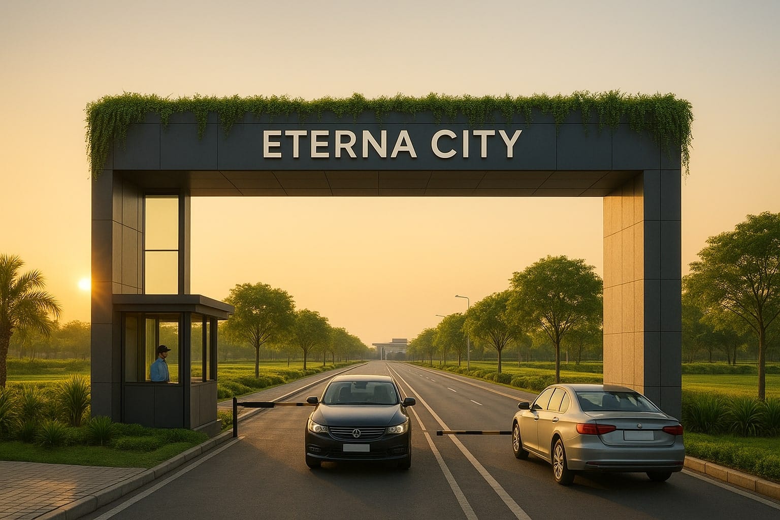 Entrance arch at Nature Eterna City