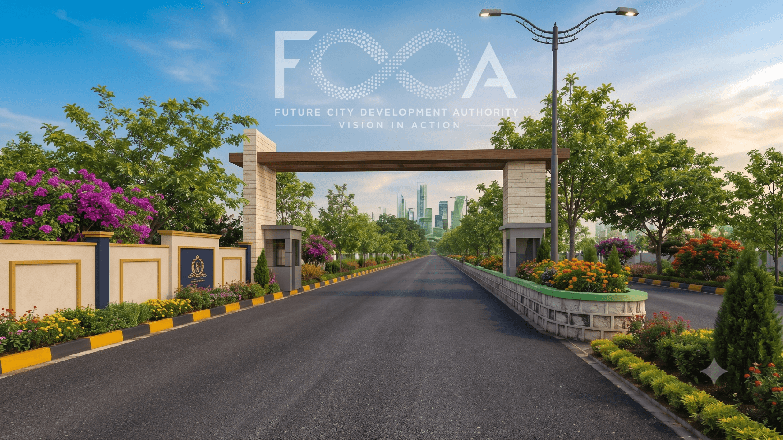 Welcome to Nature Kingdom — grand entrance arch