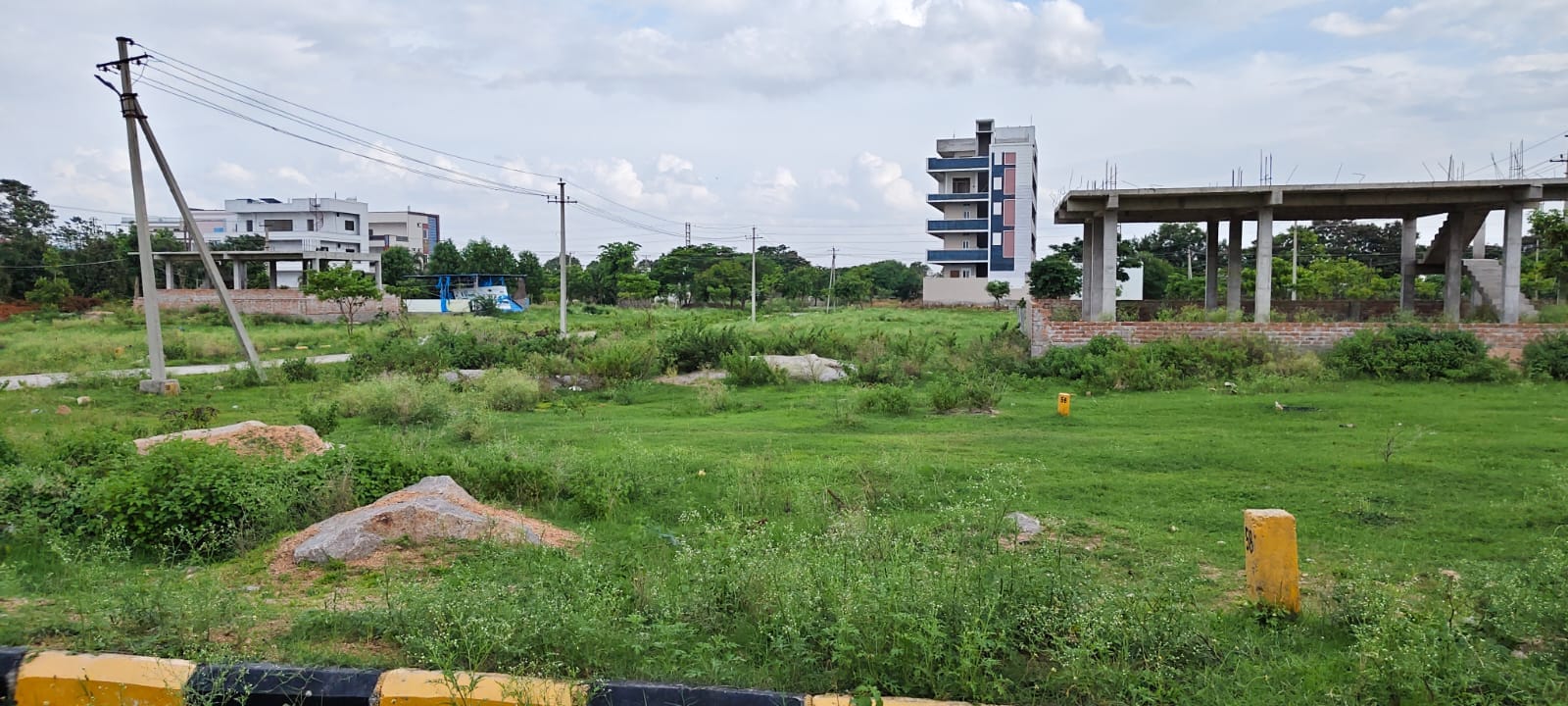 Villas & buildings within the site