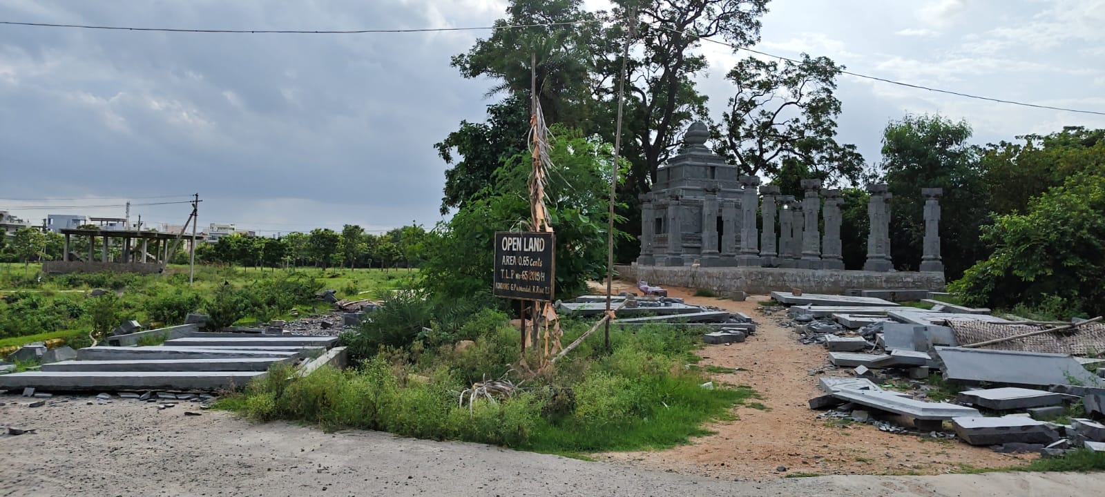 Temple under construction