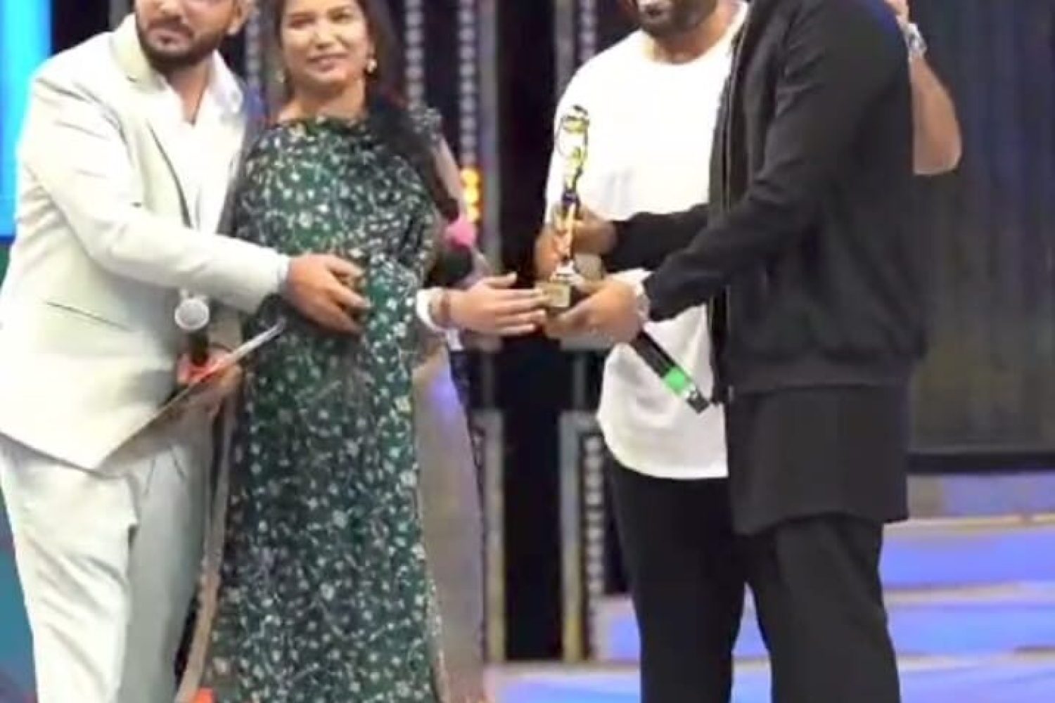 With Teja sajja garu