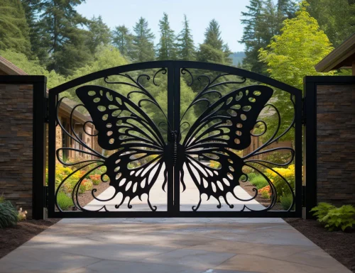 brama_kuta_wjazdowa_motyl